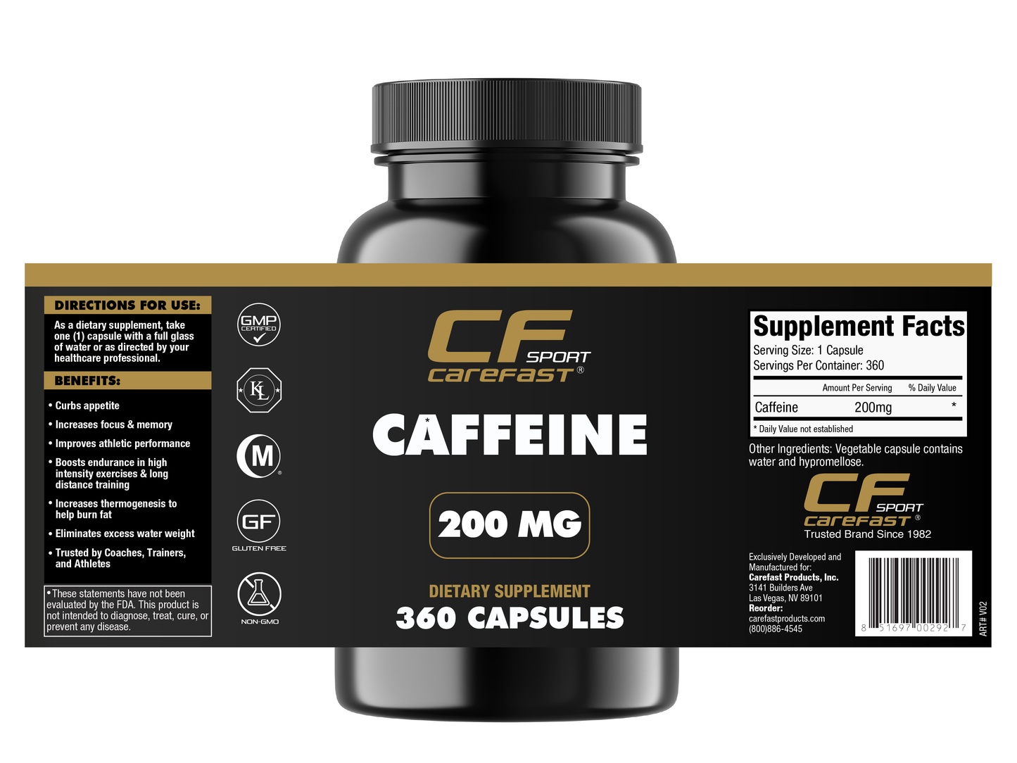 CAFFEINE  |  200mg