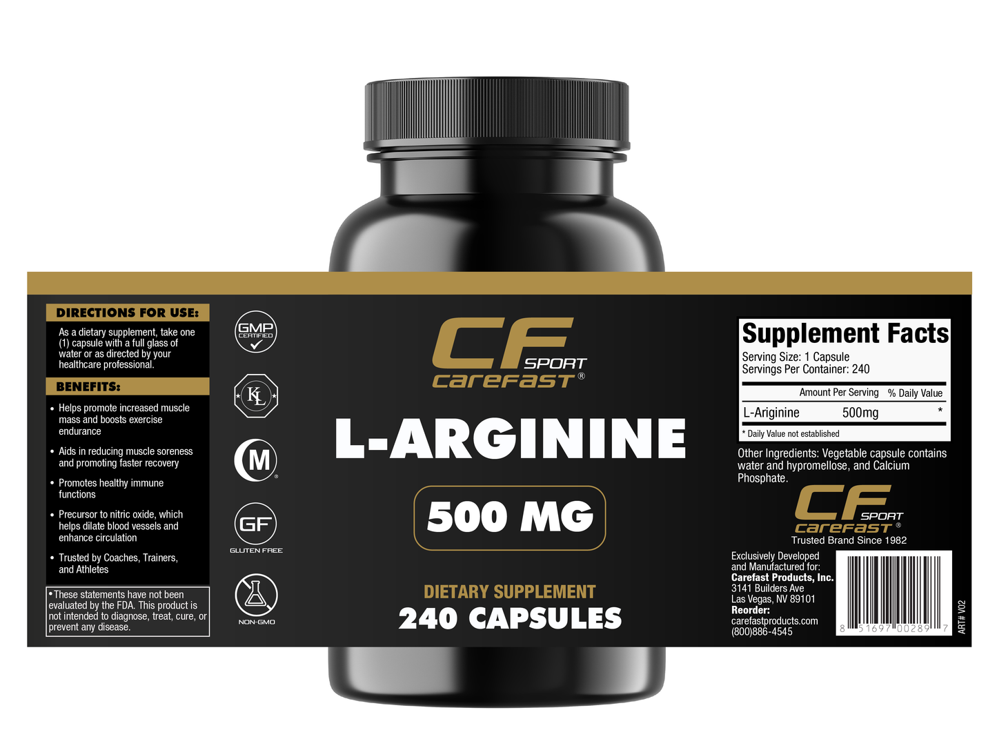 L-ARGENINE | 500mg